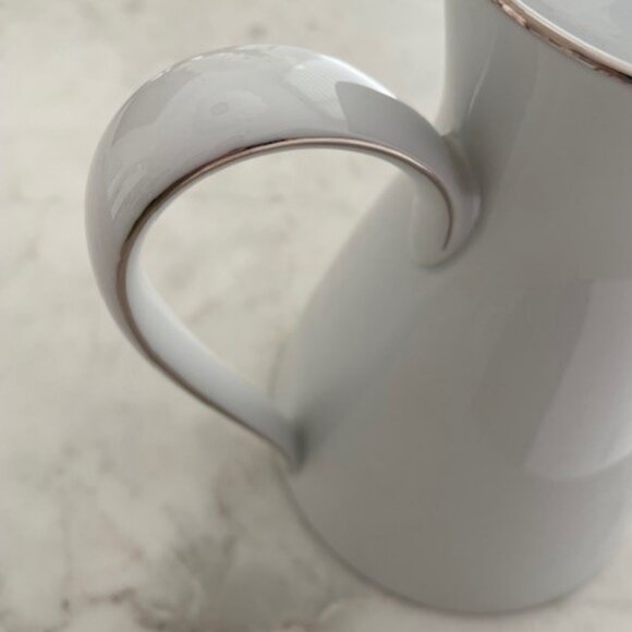 Vintage Rosenthal R. Loewy Form 2000 China Coffee & Tea Pots White w Silver - Picture 13 of 16